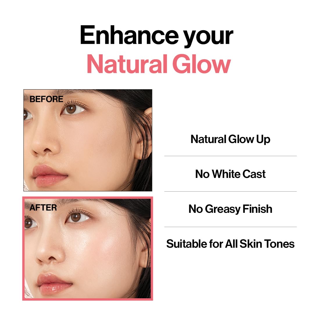 d'alba Piedmont Waterfull Tone-Up Sunscreen Serum pink hue enhances natural radiance across skin tones
