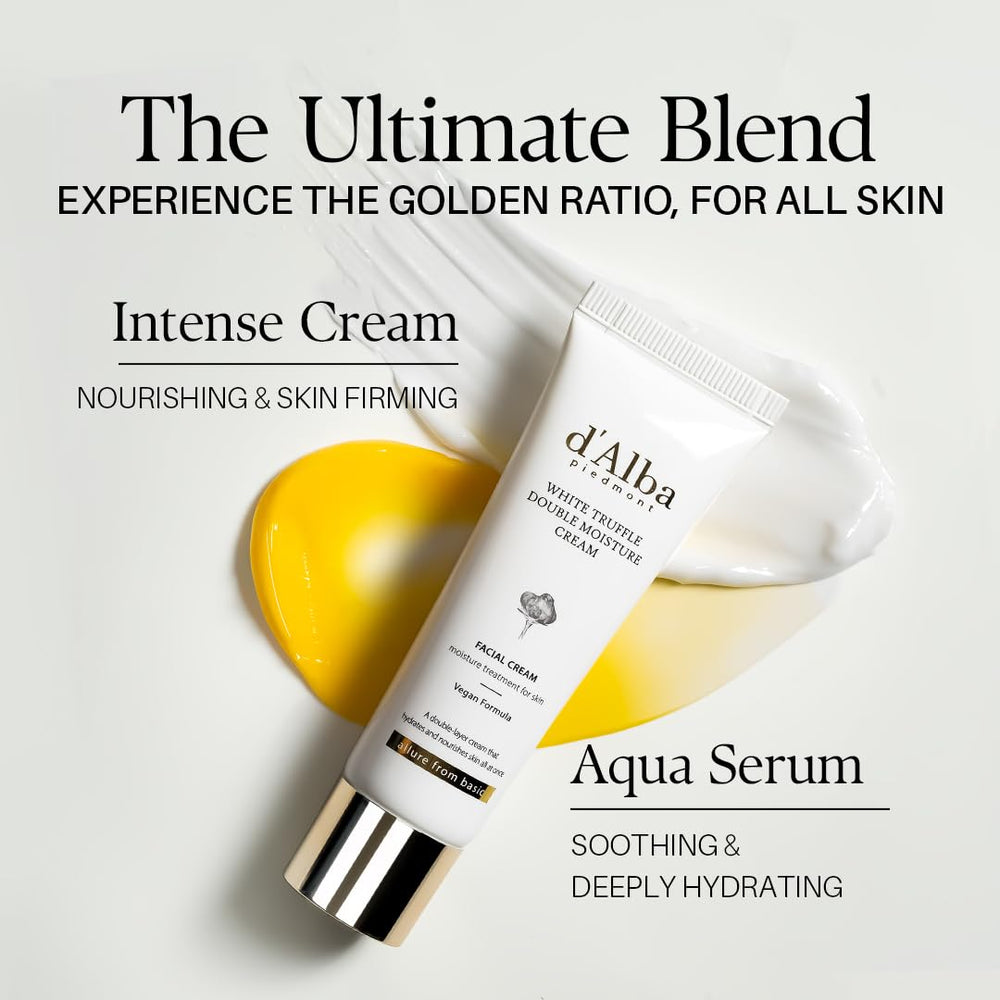 d'alba Piedmont White Truffle Double Moisture Cream Italian truffles close-up of ingredients