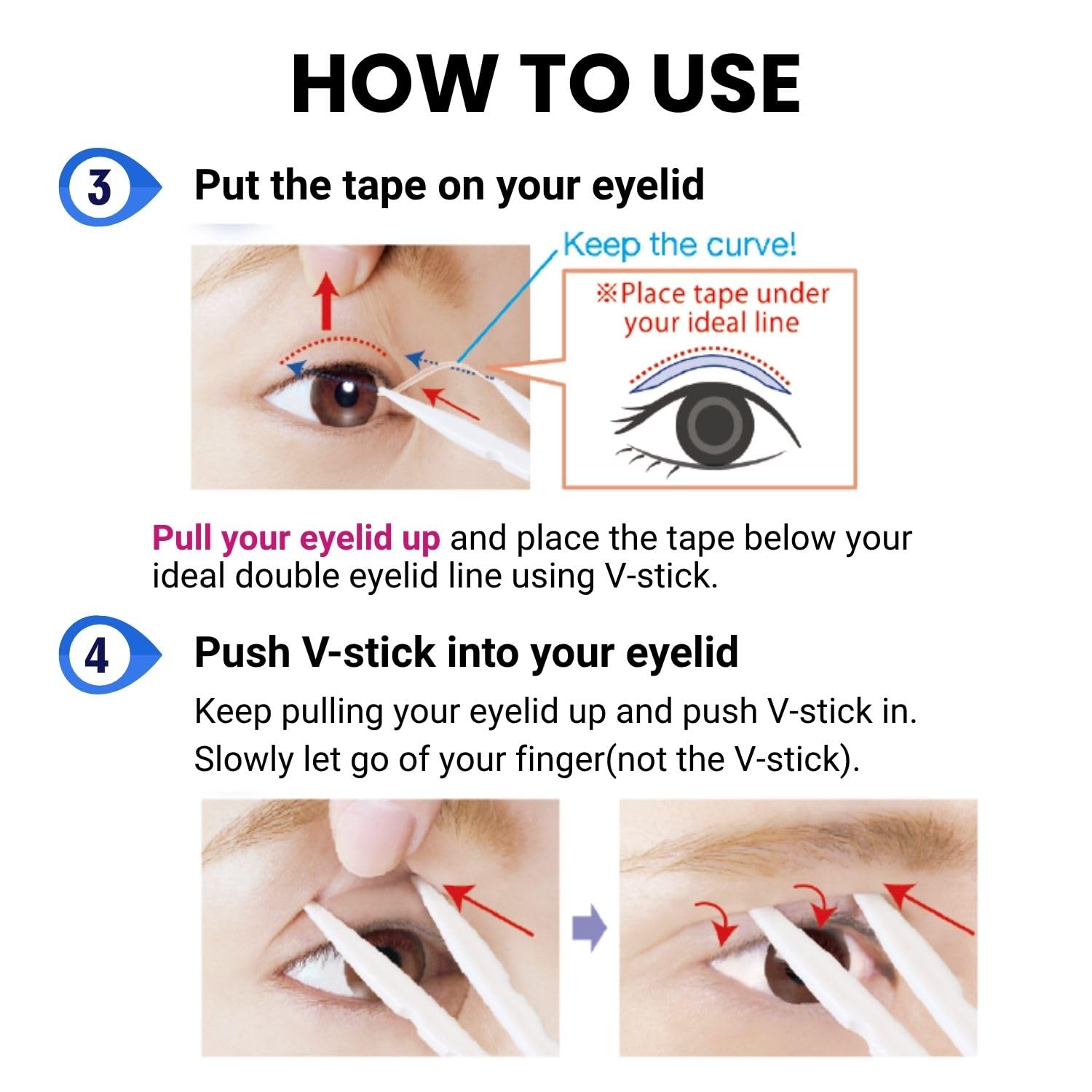 D-UP full-length strips trim to fit for a customized crease.
