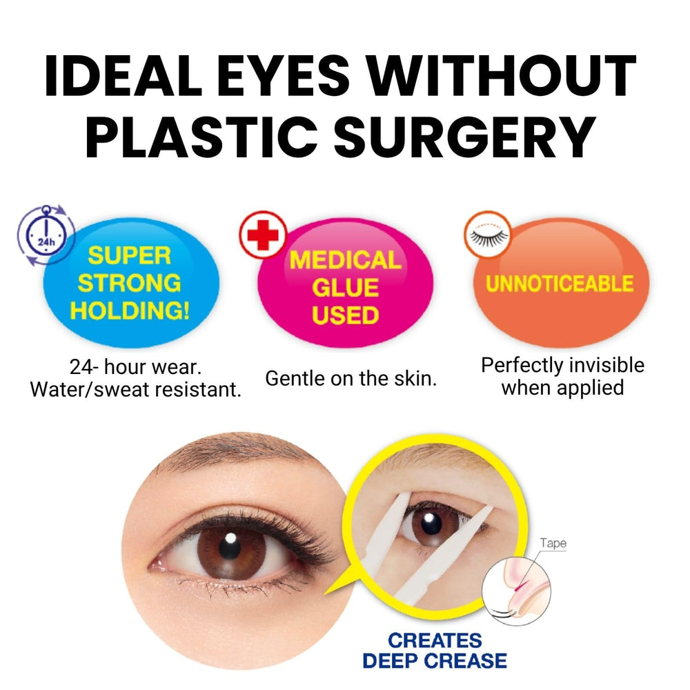D-UP eyelid tape helps droopy eyelids appear refreshed and defined.
