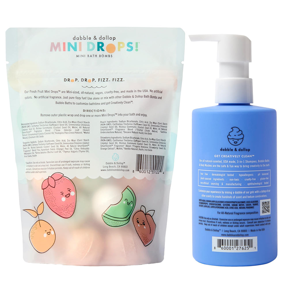 Dabble & Dollop Reusable Pouch packaging keeps product fresh and portable.