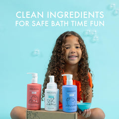 Dabble & Dollop 3in1 bubble bath bottle—simple all-in-one bath routine.