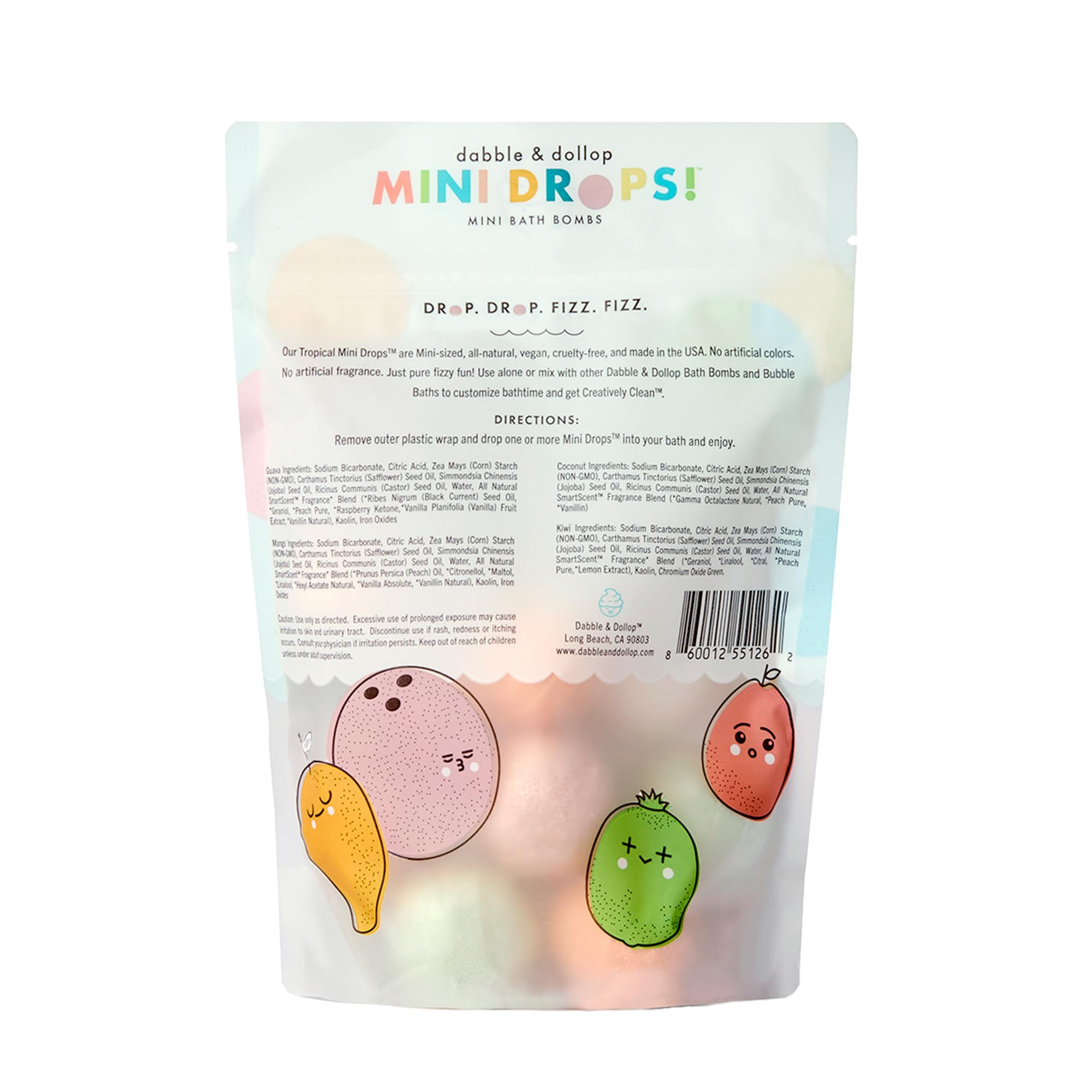 Dabble & Dollop packaging close-up reveals recyclable casing and freshness protection