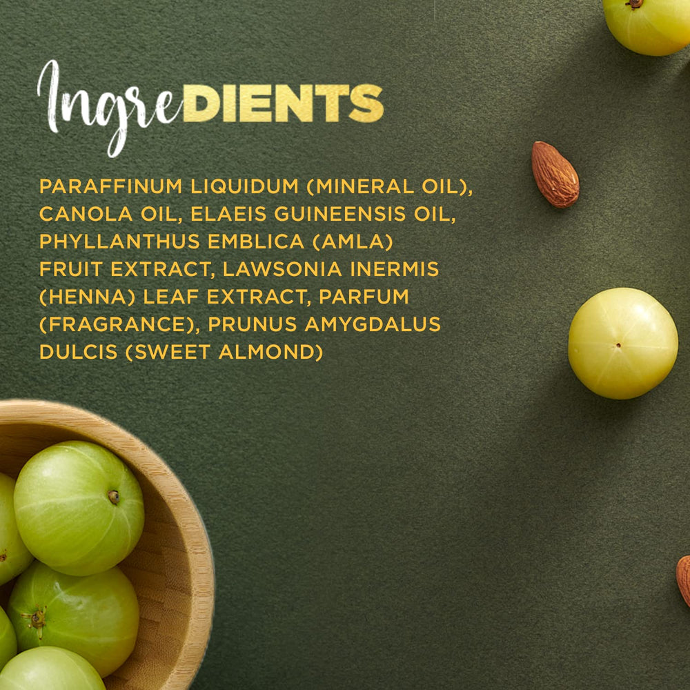Dabur Vatika Naturals Amla Hair Oil dry hair care highlights reduced frizz and manageability.
