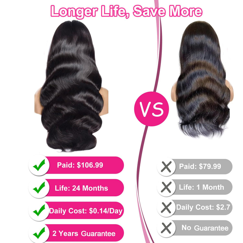 DACHIC 100% human hair wig offers authentic movement and lasting styling