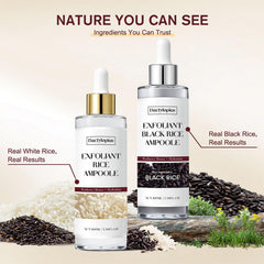 Dactylopius ampoule on skin close-up hinting refined pores and glow.
