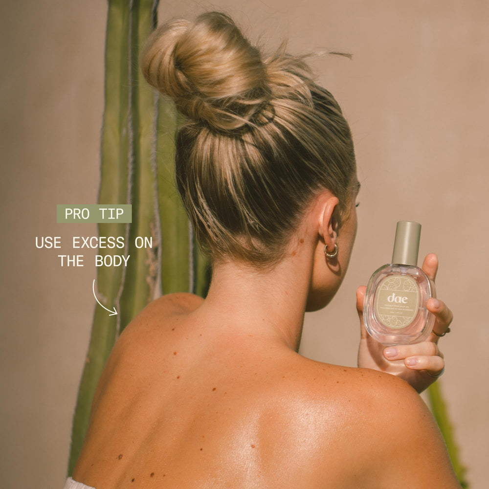 DAE Prickly Pear Hair Oil travel-size—on-the-go hydration and taming.