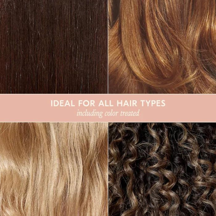 DAE Signature Conditioner hair-application close-up shows even coat and soft texture for easy styling.