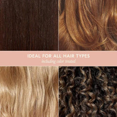 DAE Signature Conditioner hair-application close-up shows even coat and soft texture for easy styling.