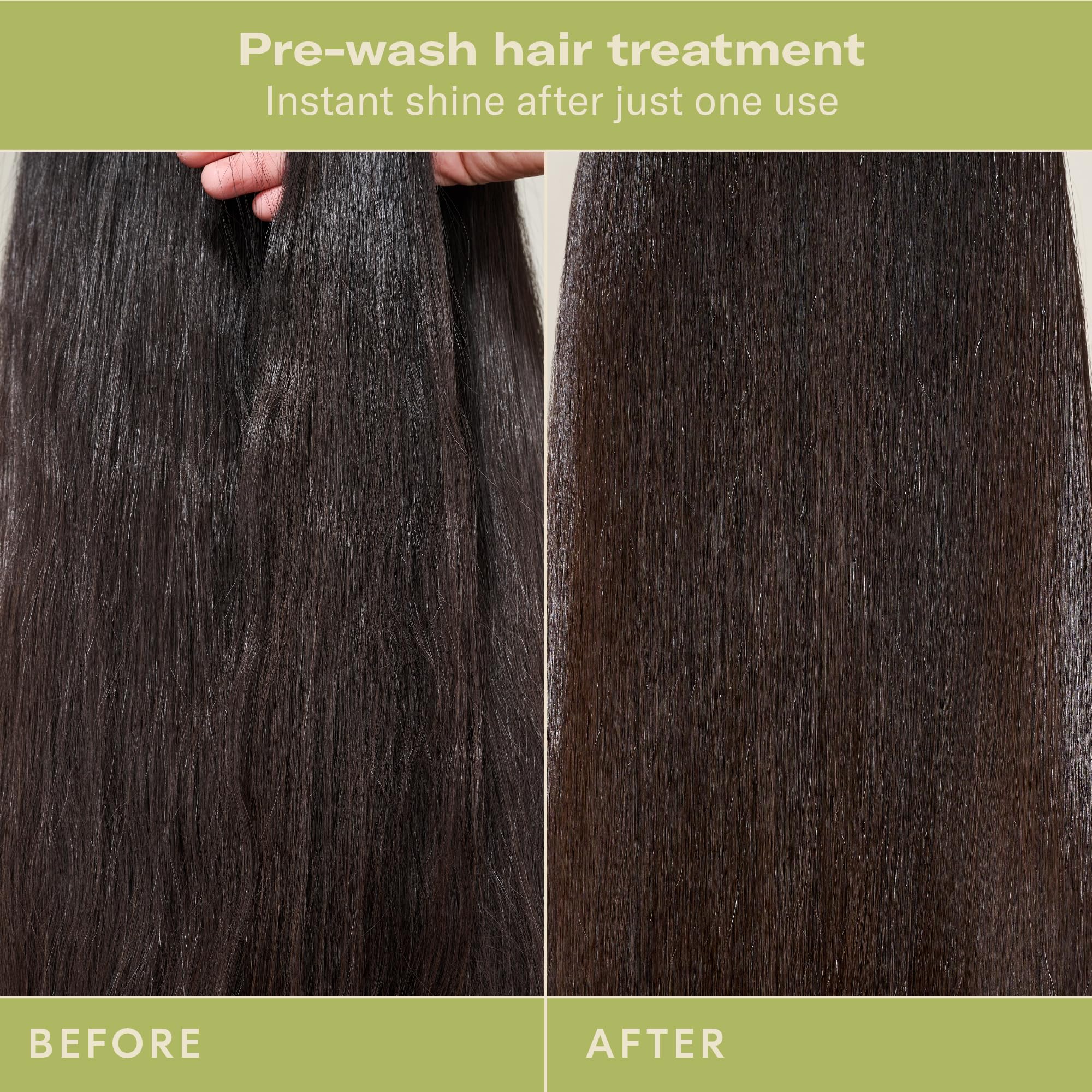 DAE Stargloss prewash glossing ritual demonstrates hair care routine
