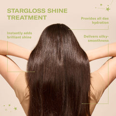 DAE Stargloss Shine Treatment close-up shows creamy formula for hydration