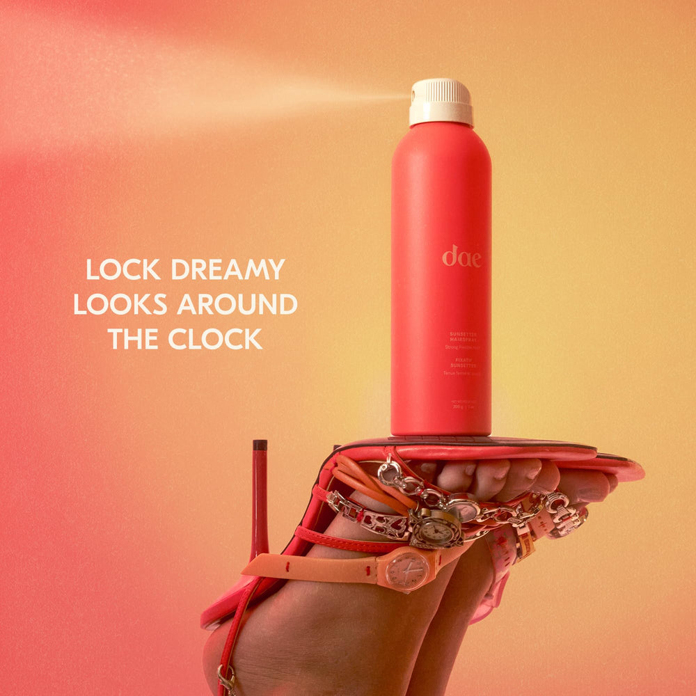 DAE Sunsetter citrus scent lingering after styling remains light