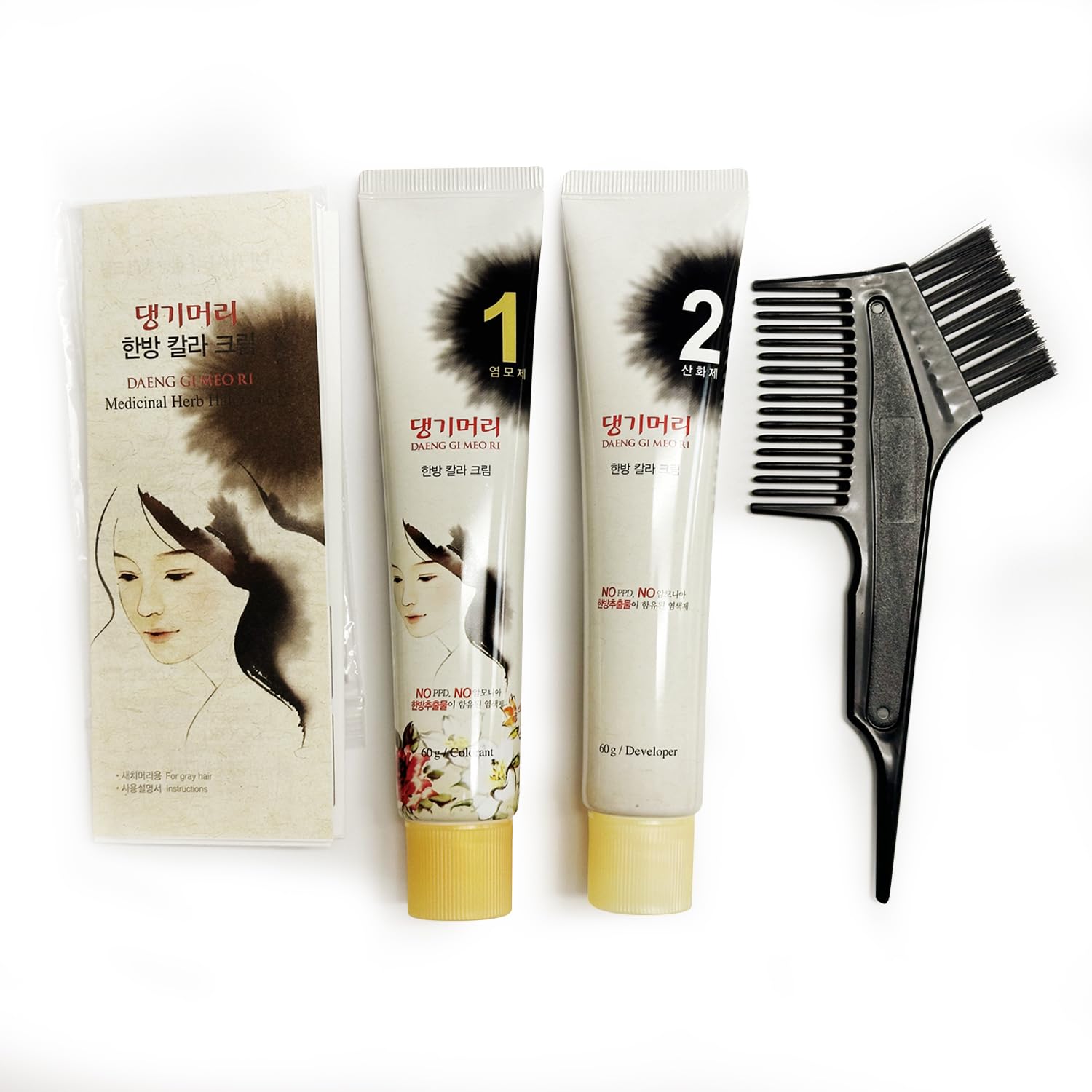 Daeng Gi Meo Ri PPD-free dye cream protects scalp with gentle formula