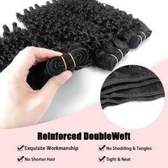 Daikemei Burmese curly bundles 20 inch spiral end detail highlights luxe texture and length