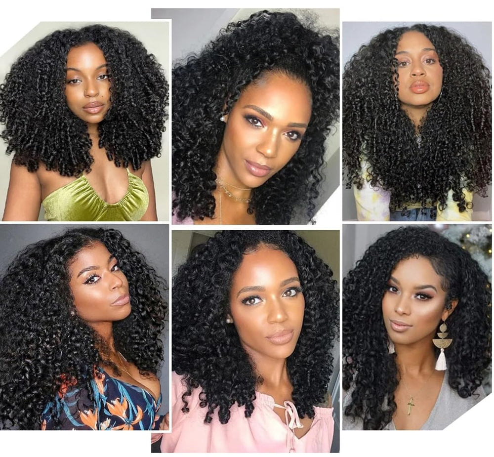 Daikemei Burmese curly bundles full-head look demonstrates easy styling for quick shifts
