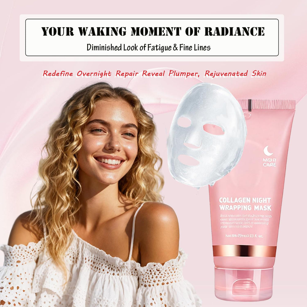 DaiLaiFu Collagen Night Wrap applicator ready for easy nightly application