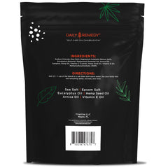 Daily Remedy Body Soak ingredients close-up for soothing soak