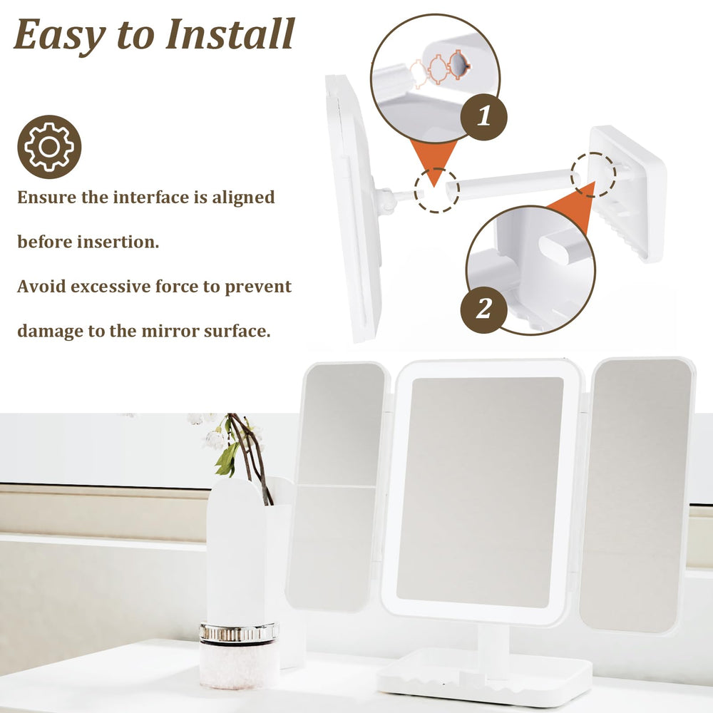 DailyCuddles 360-degree rotation enables flexible angles for styling and makeup