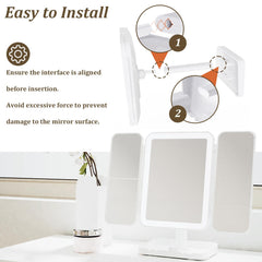 DailyCuddles 360-degree rotation enables flexible angles for styling and makeup