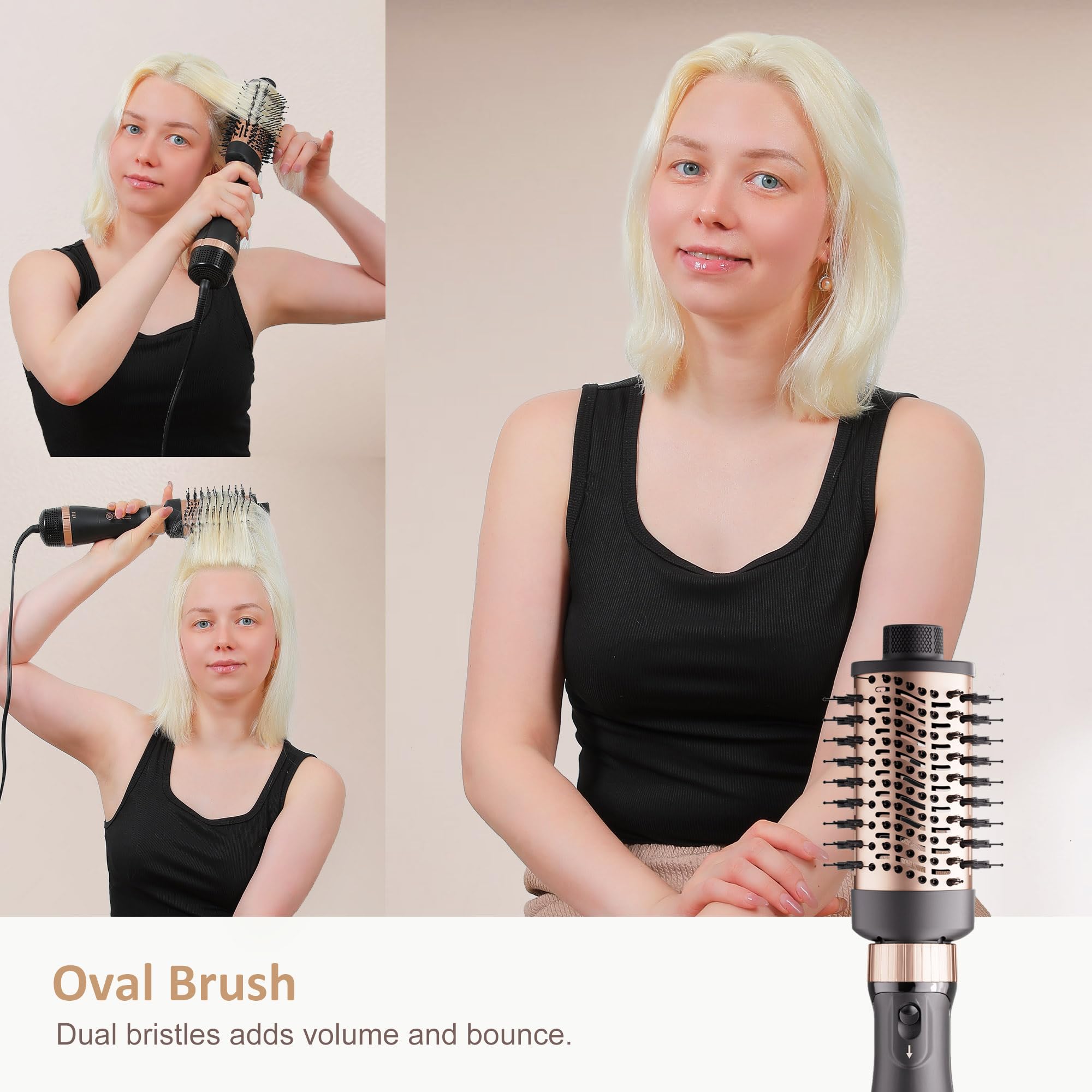 DAILYLIFE Ionic Ceramic technology close-up reduces frizz while drying