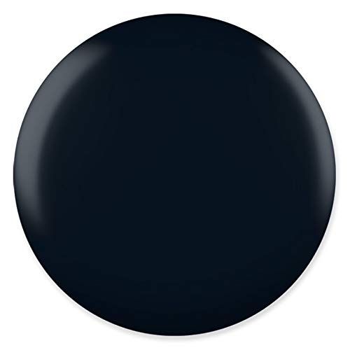 Daisy DND Black Licorice duo-pack flatlay shows matching gel and lacquer for coordinated looks.
