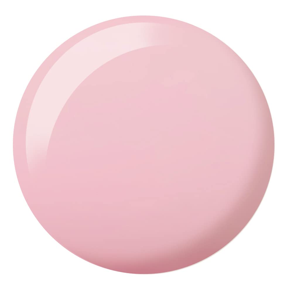 Daisy DND Cotton Candy lacquer bottle reveals candy-pink gloss.