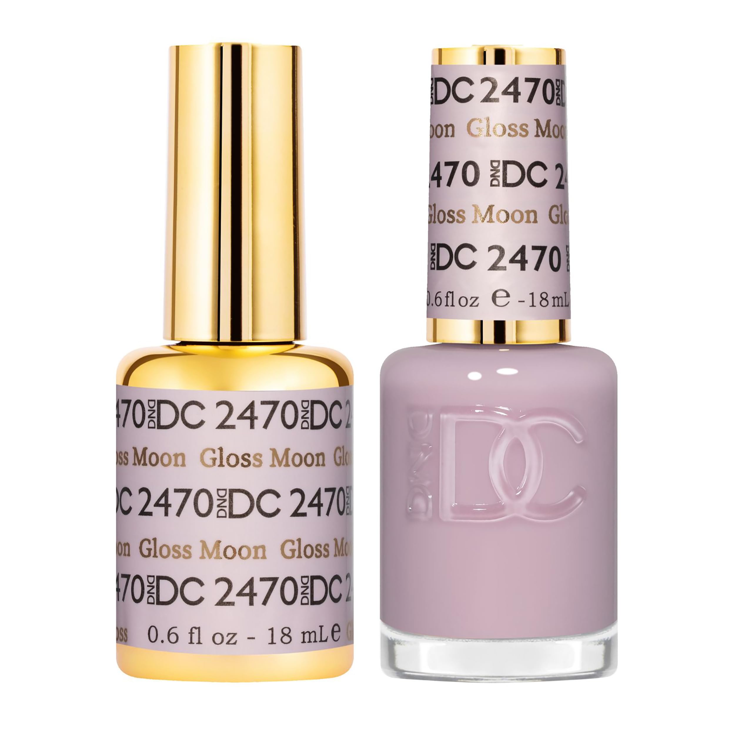 DAISY DND Gloss Moon 2470 gel polish bottle pour for customizable coverage
