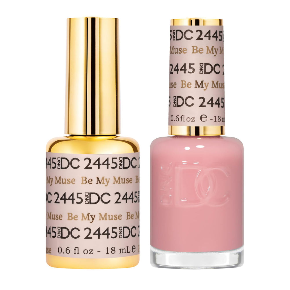 DAISY DND Be My Muse 2445 gel polish duo pack for at-home manicure.