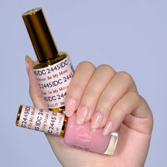 DAISY DND DC gel polish set packaging, gift-ready dual polish duo