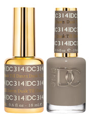 DAISY DND DND DC gel polish dusk till dawn bottle closeup showing chip-free long wear.