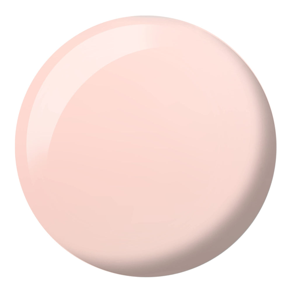 DAISY DND Satin 889 nails swatch showing natural-looking sheer pink glow