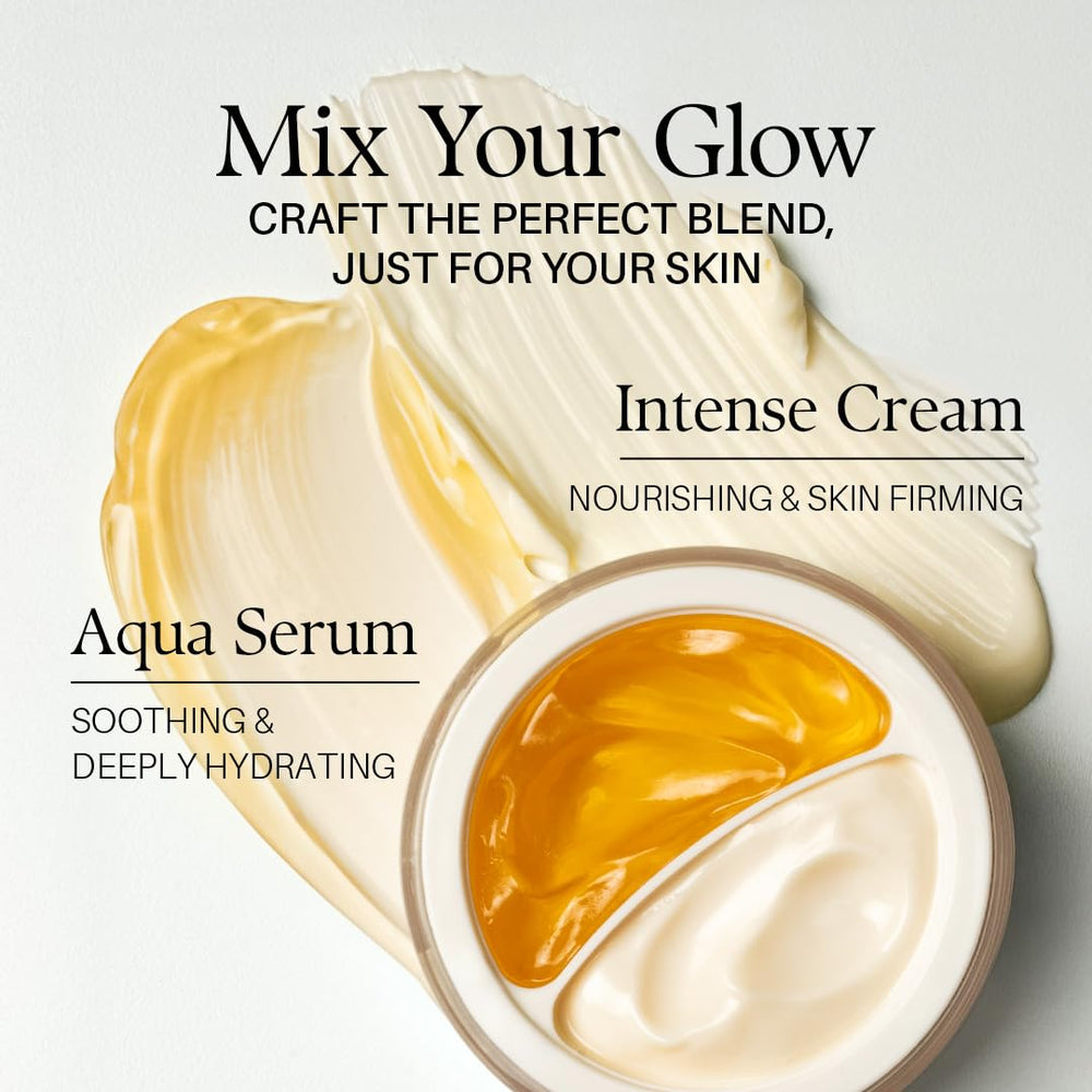 d'alba Piedmont customizable-consistency demonstration shows mix and match for dry and oily areas