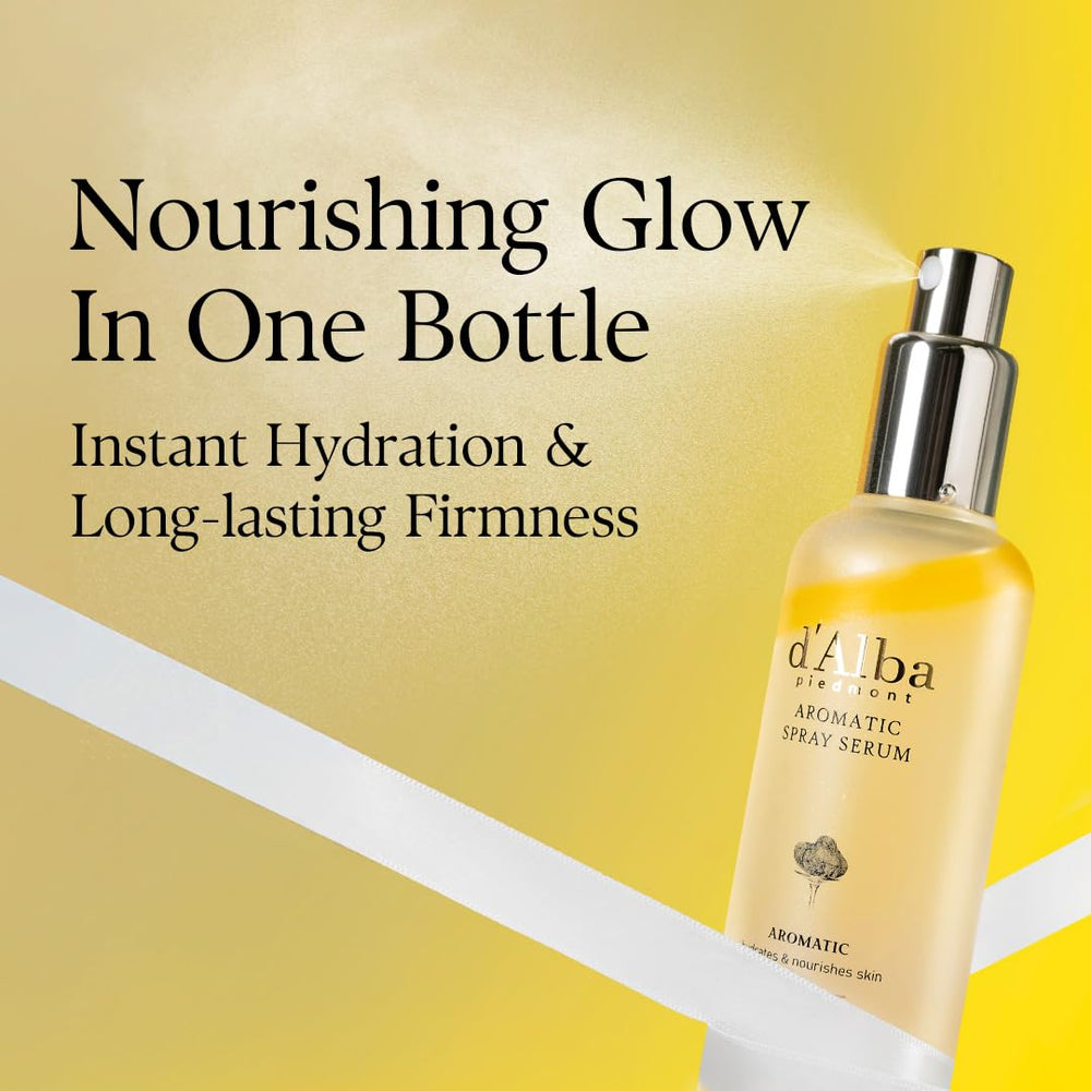 d'alba Piedmont fine mist application image suggesting refreshing glow