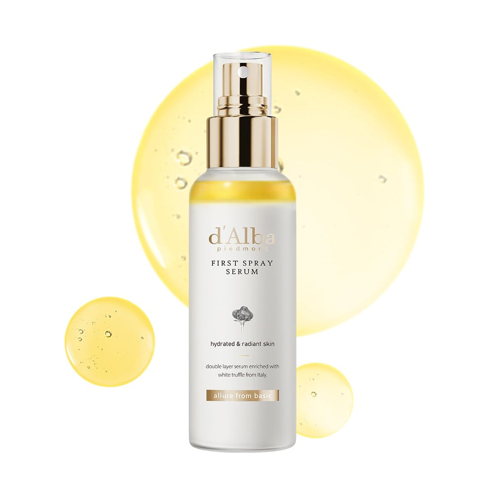 d'alba Piedmont first spray serum bottle for quick hydration and glow