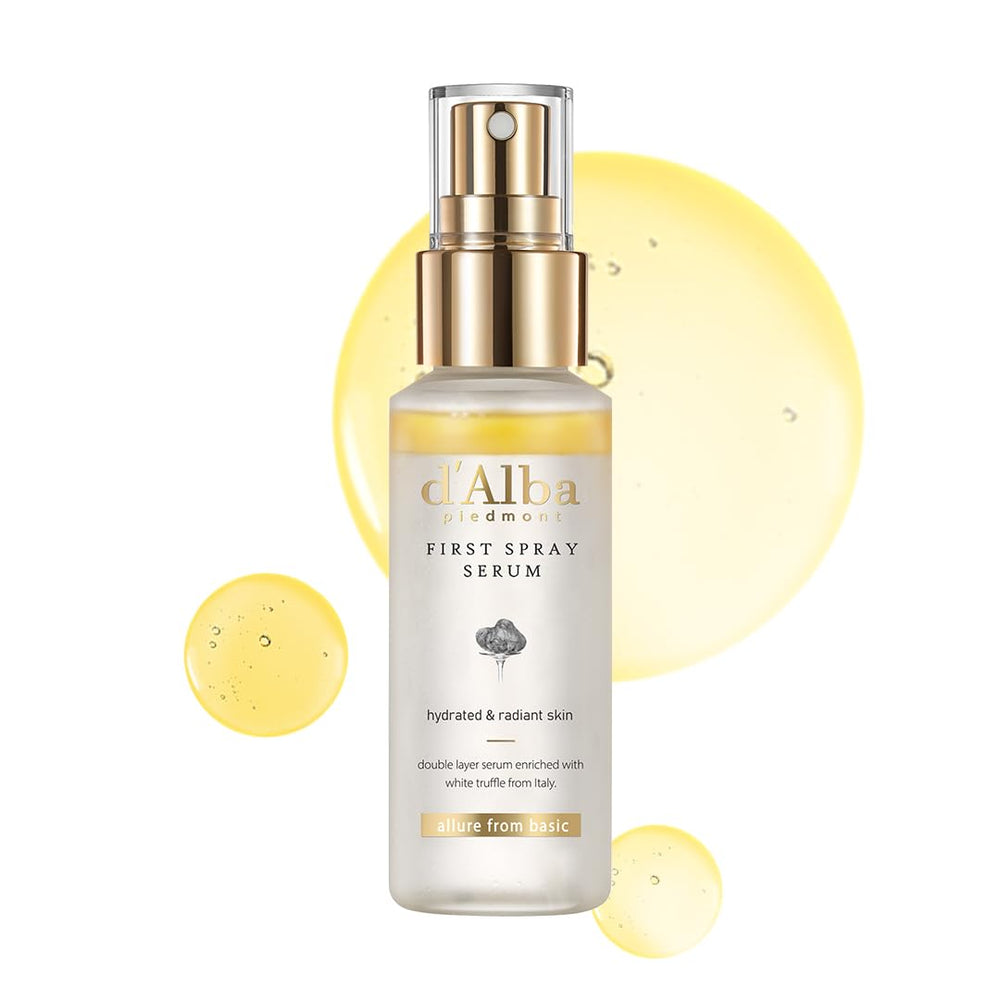 d'alba Piedmont First Spray Serum bottle front for instant hydration