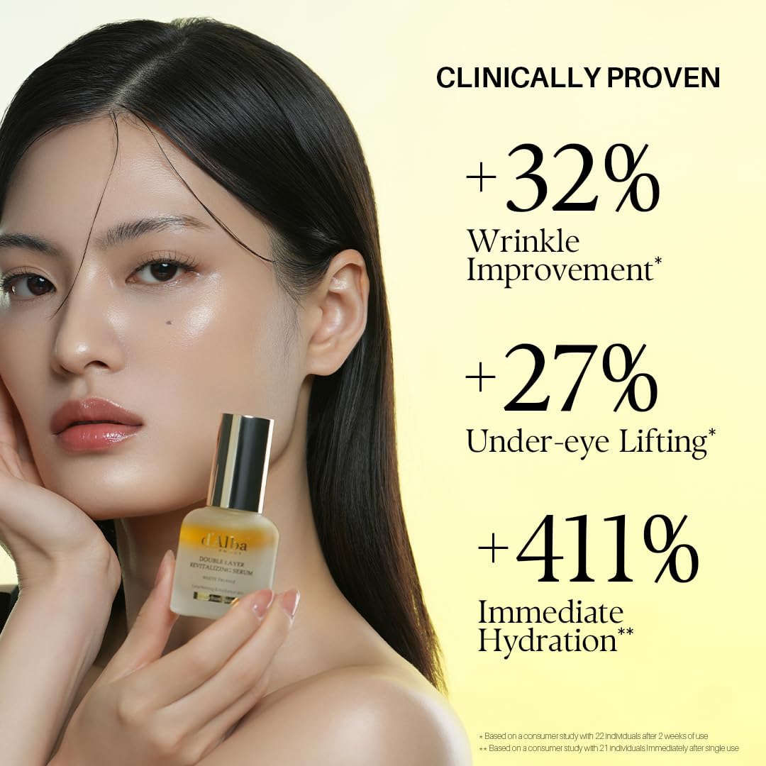 Golden ratio 30 percent oil 70 percent serum visual emphasizing intense hydration