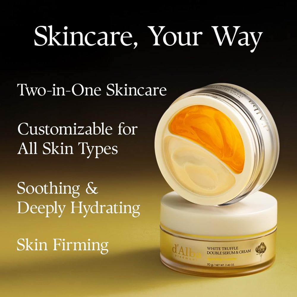 d'alba Piedmont intense-cream jar closeup emphasizes elasticity and lift with vegan collagen