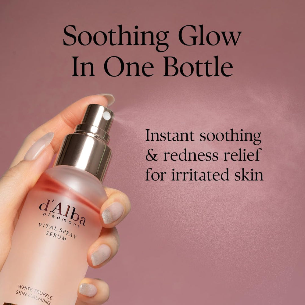 d'alba Piedmont truffle vital spray red flower oil blends for radiant skin
