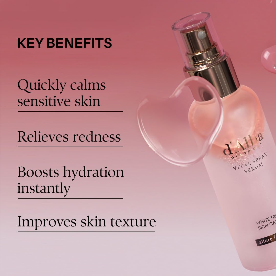 d'alba Piedmont truffle vital spray sulfate free formula gentle on skin