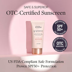 d'alba Piedmont Waterfull SPF50 label highlights broad protection