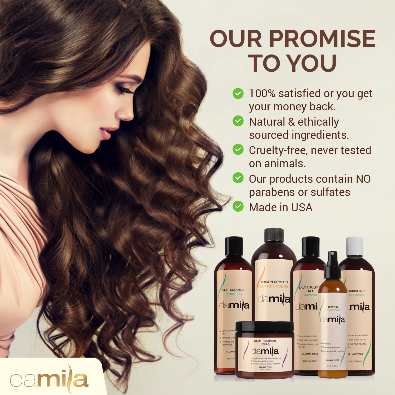 Damila cuticle-nourishment graphic shows deep-penetrating vitamins.