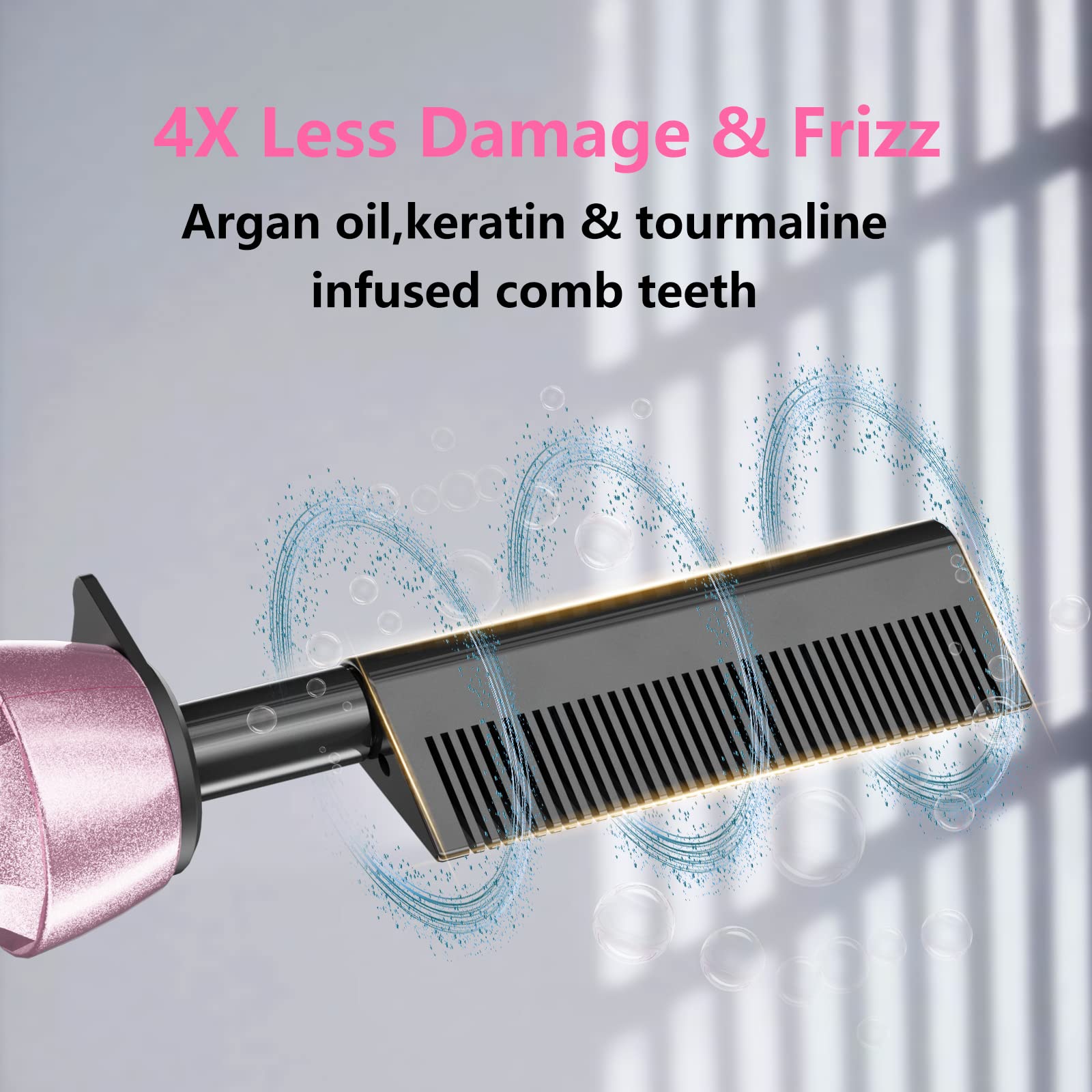 DAN Technology 500 High Heat hot comb dual voltage enables abroad styling without adapters