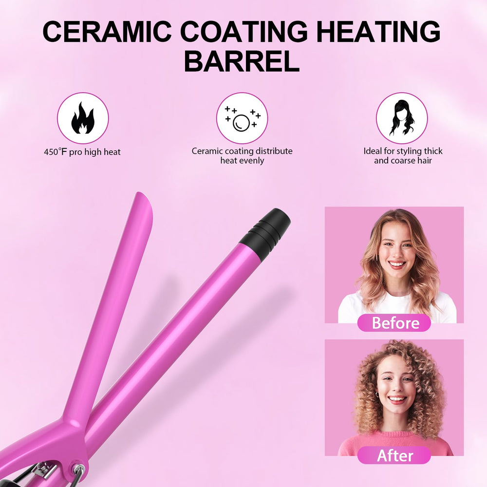 DAN Technology 13mm ceramic barrel close-up highlights smooth heat transfer.