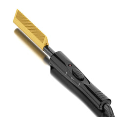 DAN Technology electric hot comb wig-usage for fast, smooth styling.