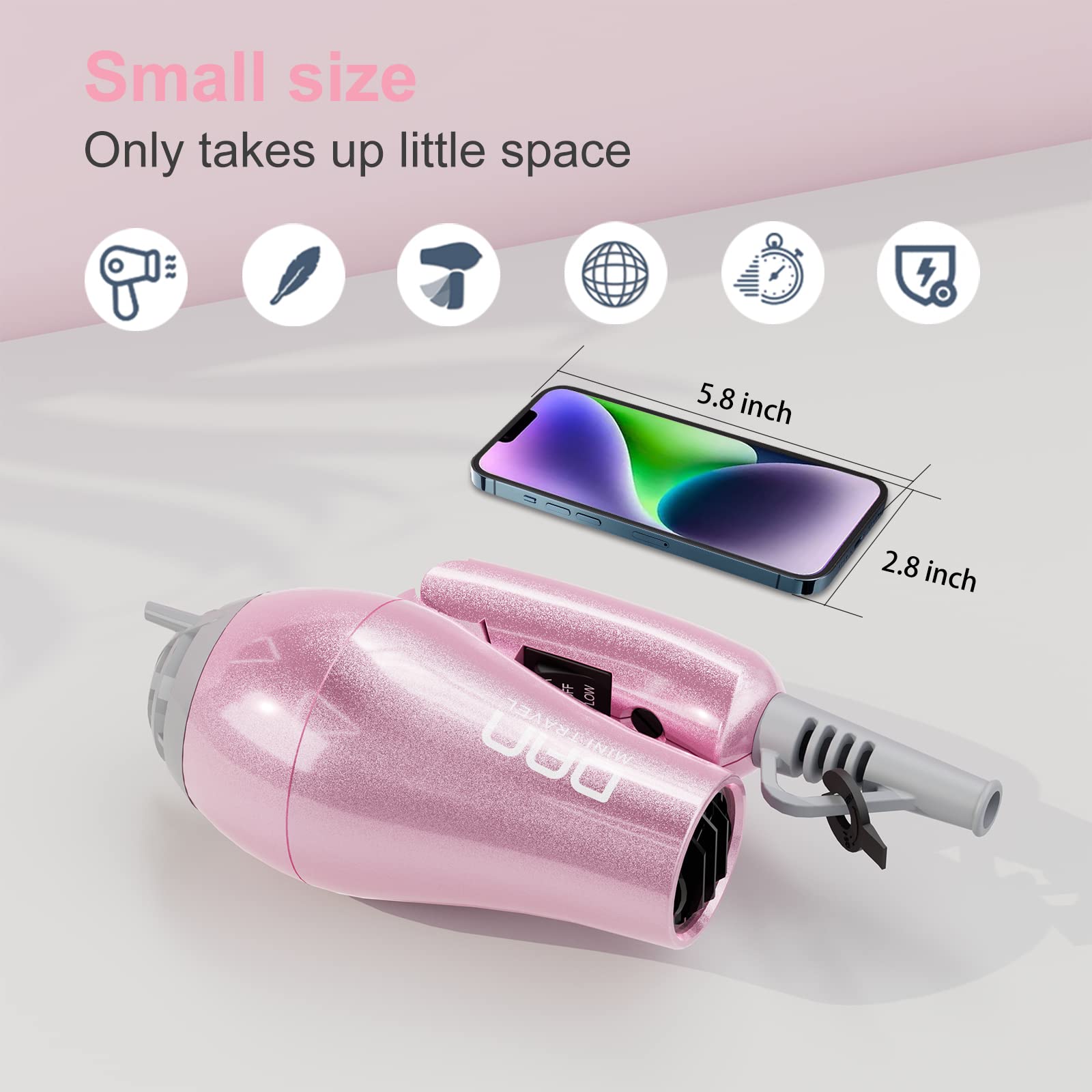 DAN Technology mini flat iron with nano-titanium plates delivers fast, safe styling worldwide