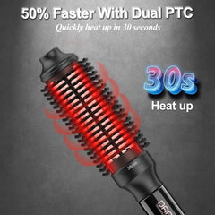 DAN Technology Thermal Brush ceramic head distributing heat for even shine.