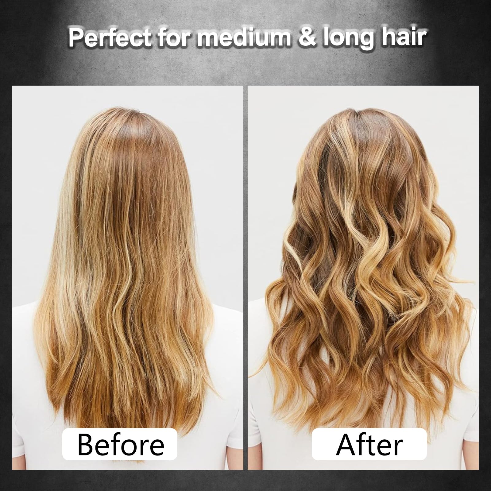 DAN Technology Thermal Brush adjustable temp helps handle different hair thickness.