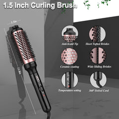 DAN Technology Thermal Brush dual voltage for travel-ready styling abroad.