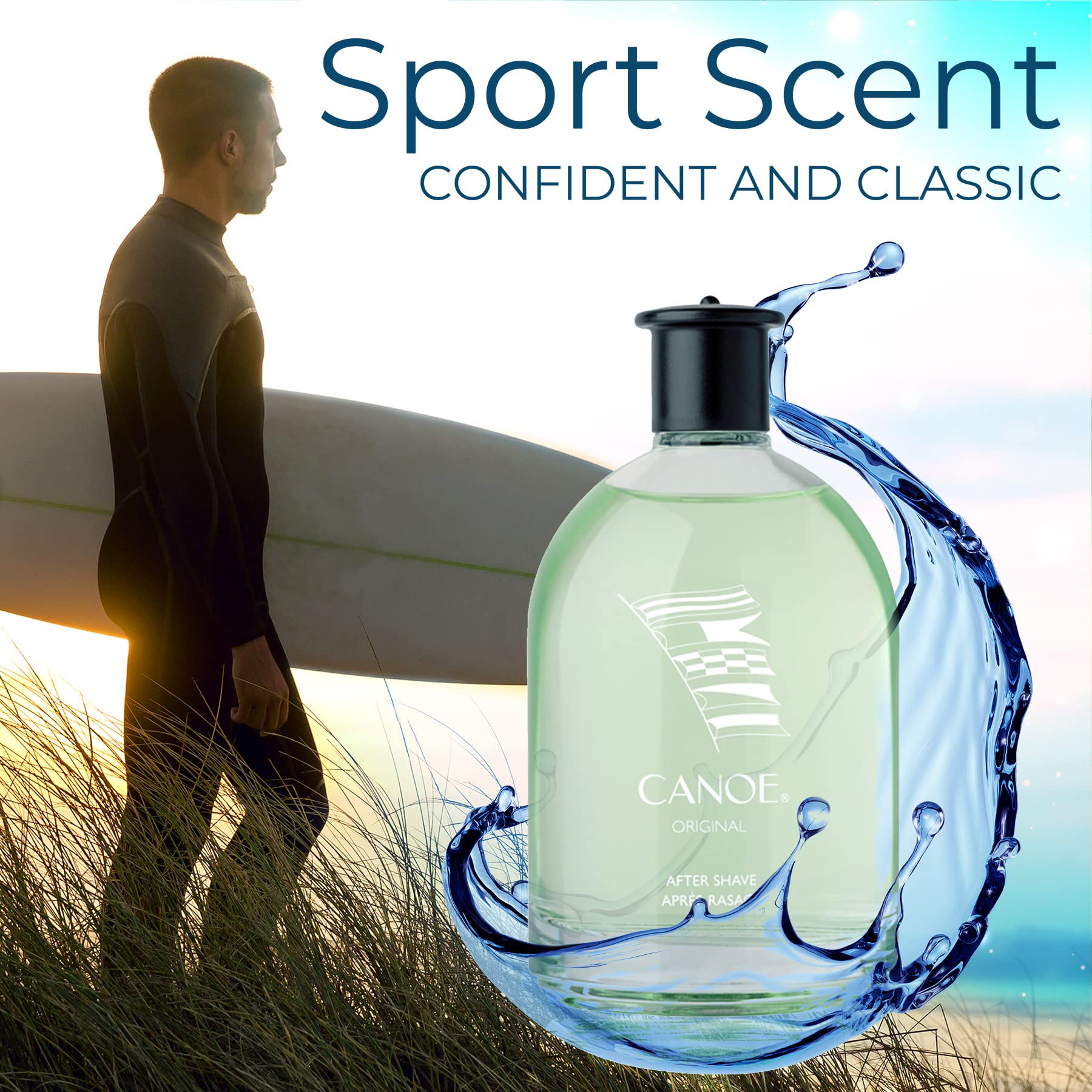 Dana Canoe mid notes Lavender and Geranium create a balanced, timeless masculine aroma.