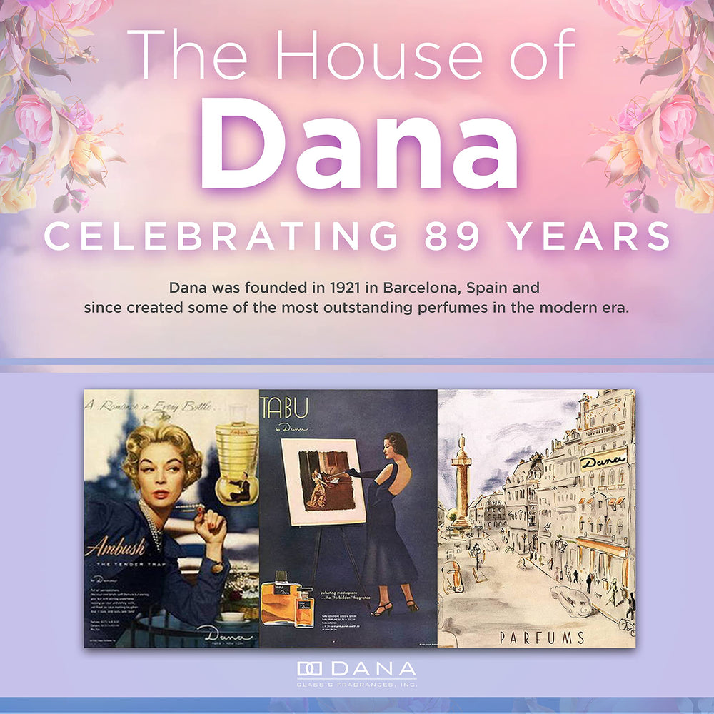 Dana Heaven Sent spray dispersion reveals soft, approachable fragrance profile.